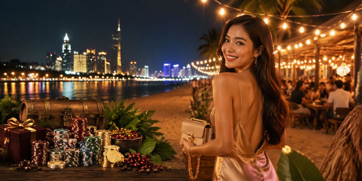 Người chơi tại TP.HCM nạp tiền và chọn game jackpot qua điện thoại bên cà phê
